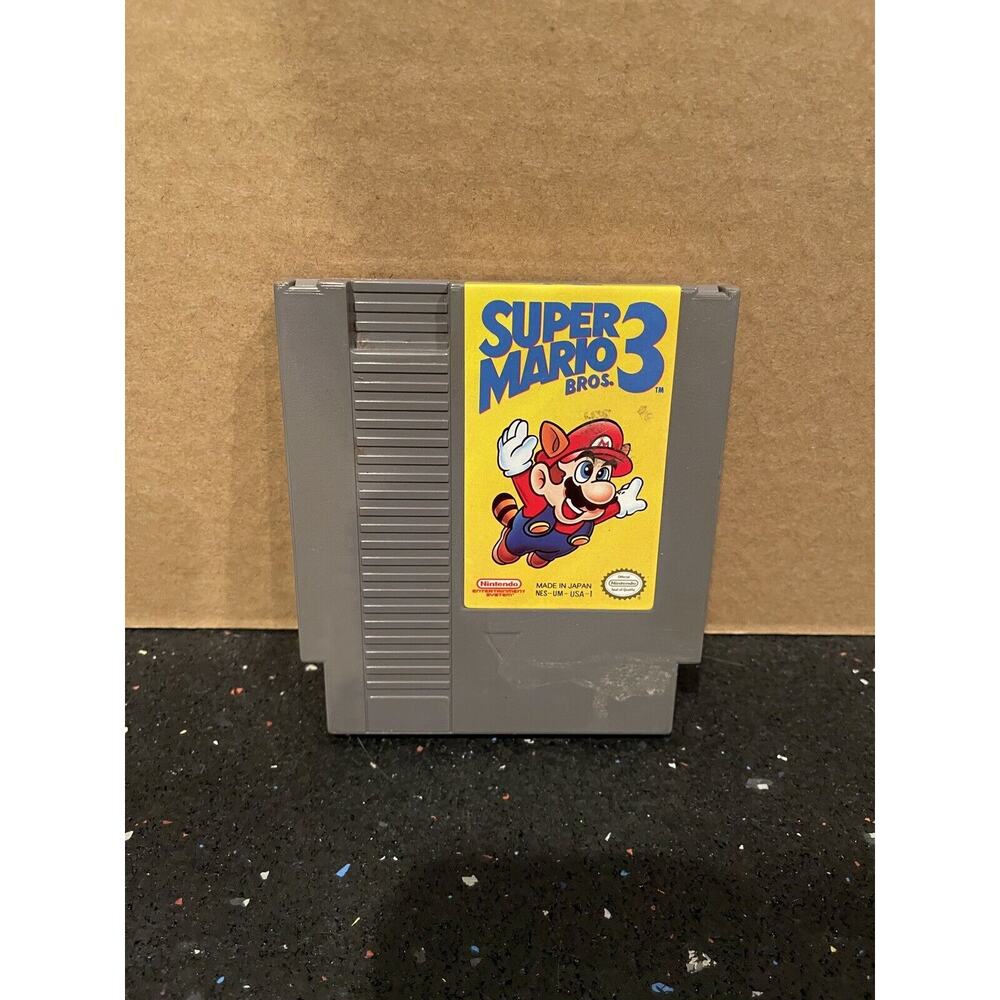 Super Mario Bros. 3 Left Bros Nintendo Nes Cleaned & Tested Authentic